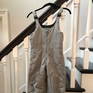 L.L. Bean Cold Buster Snow Bib Pants Size 6x/7